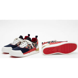 Christian Louboutin Aurelien Flat Multicolor Leather Sneakers Men’s 44 Red Sole